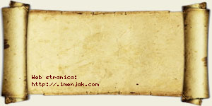 Jovana Vidojević vizit kartica